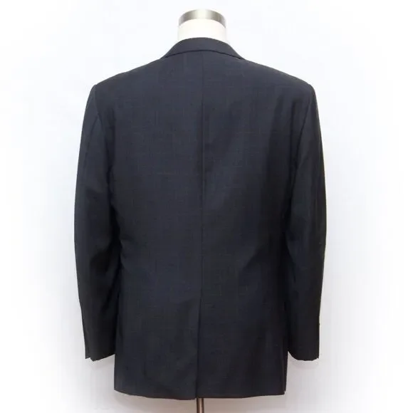 Jos A Bank 42R Navy Sport Coat Blazer Jacket‎ 2B Wool D060388
